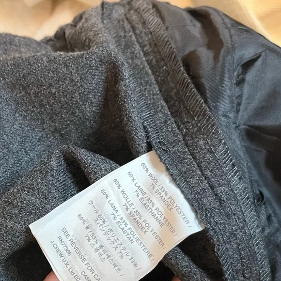 NWT J. Crew Womens 12 Wool Blend Pull On Jogger Minimalist Preppy Sweatpants - Picture 9 of 11